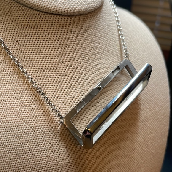 Origami Owl Silver Bar hinged living locket - Picture 3 of 4